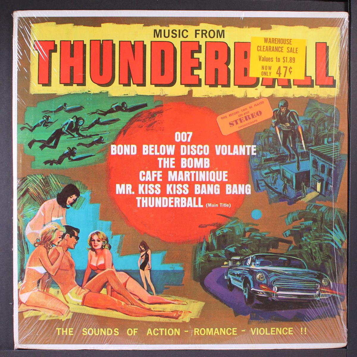 music from thunderball by 101 STRINGS?