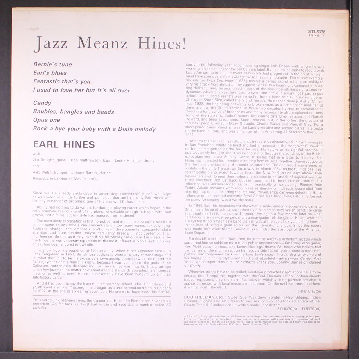 jazz meanz hines by EARL HINES
