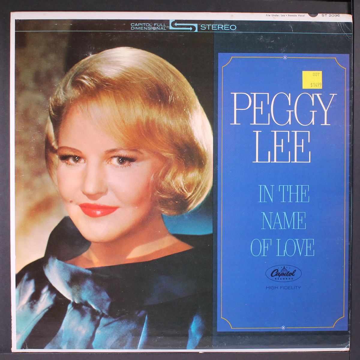 in the name of love by PEGGY LEE