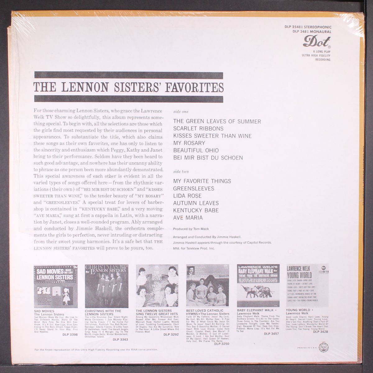 favorites by LENNON SISTERS