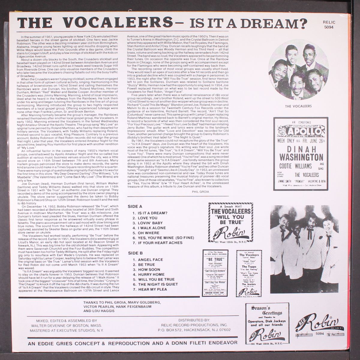 is it a dream by VOCALEERS