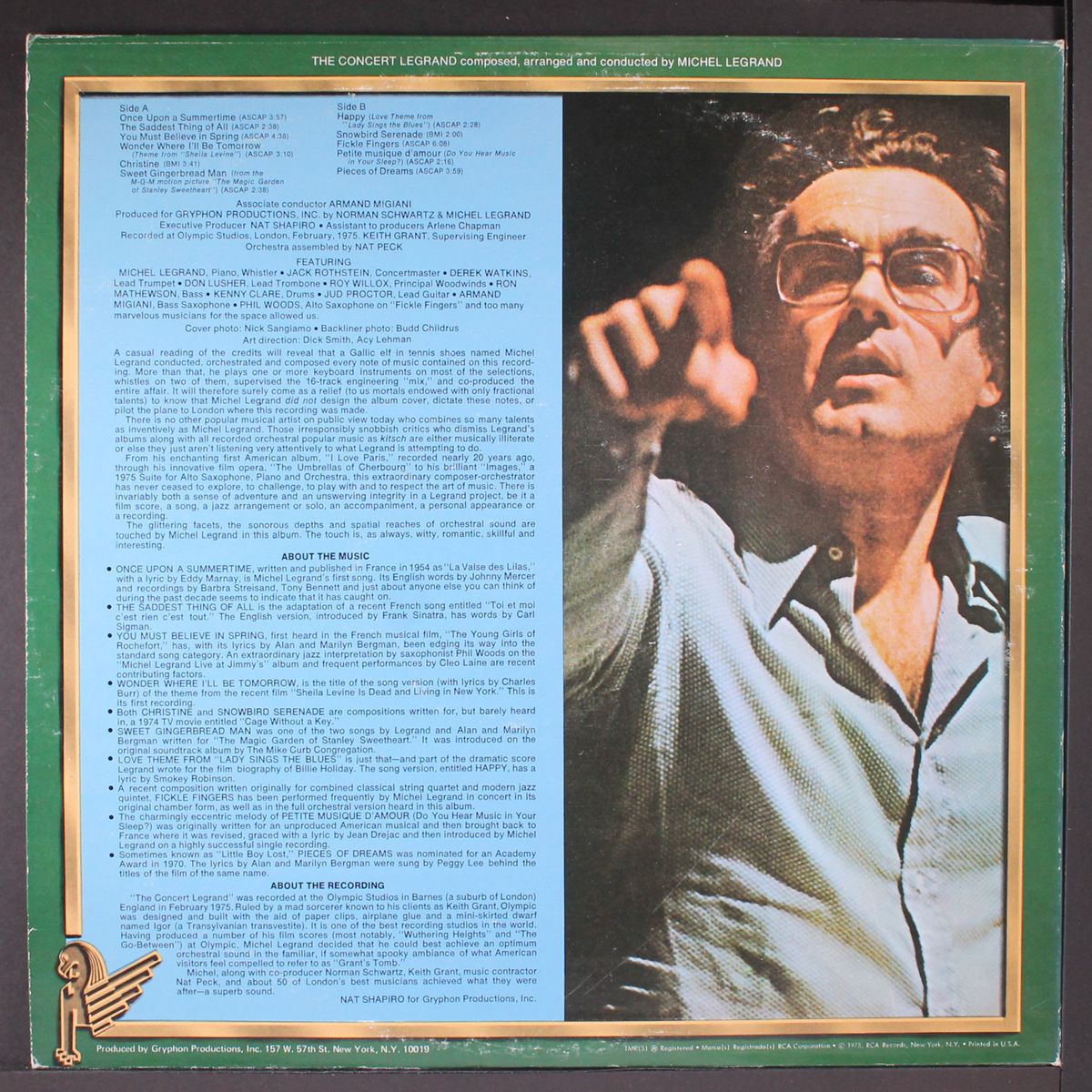the concert by MICHEL LEGRAND