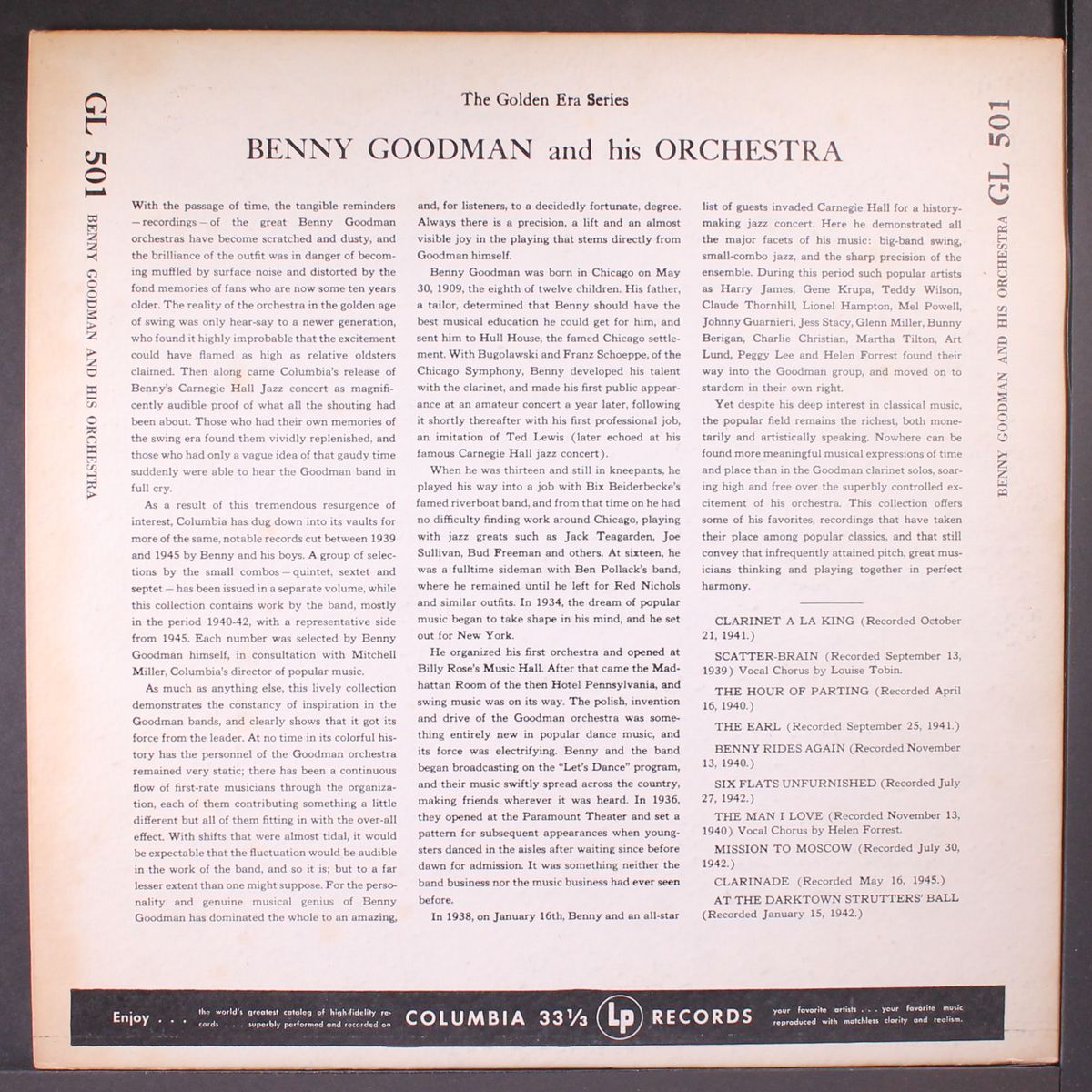 and his orchestra by BENNY GOODMAN