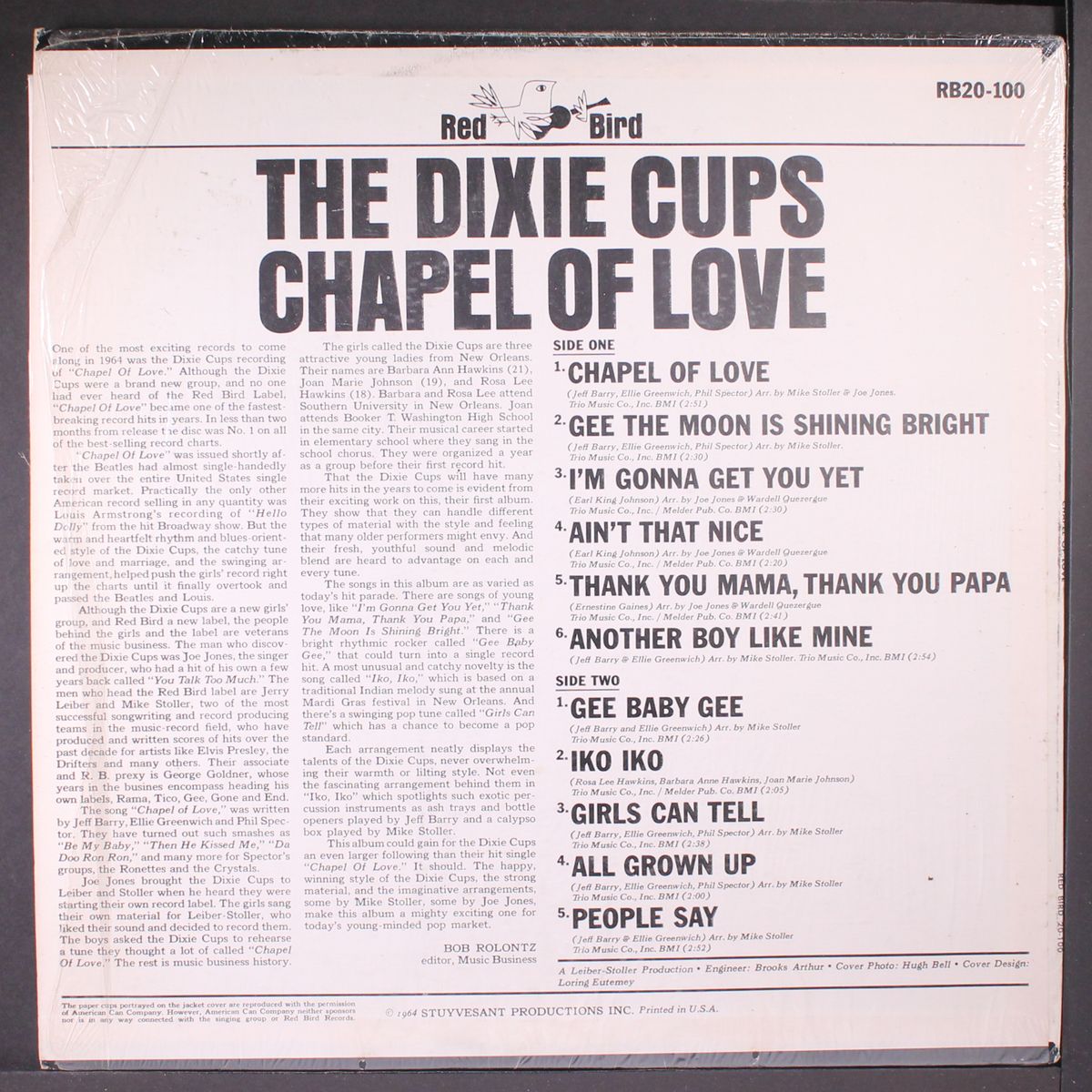 chapel of love by DIXIE CUPS
