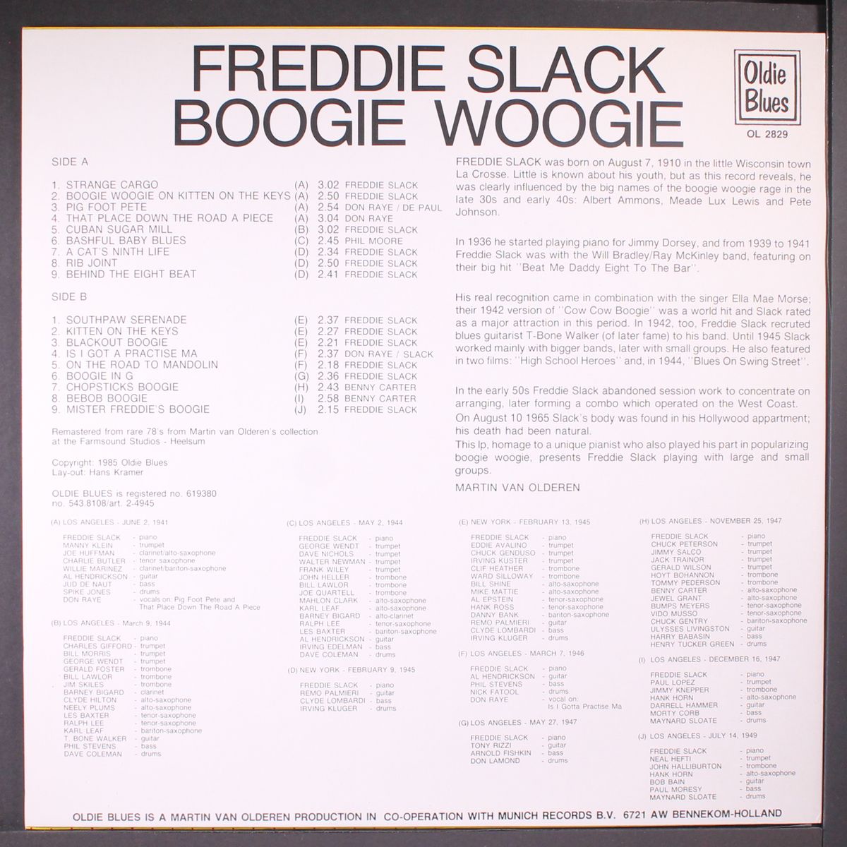 boogie woogie by FREDDIE SLACK