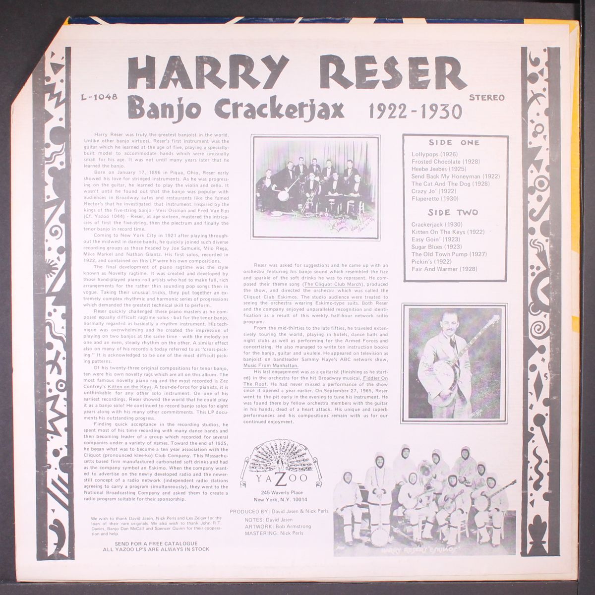 banjo crackerjax by HARRY RESER