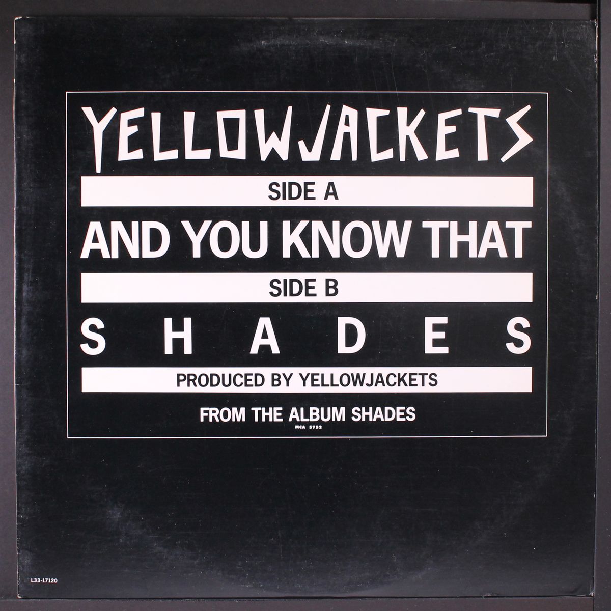 and you know that / shades by YELLOWJACKETS