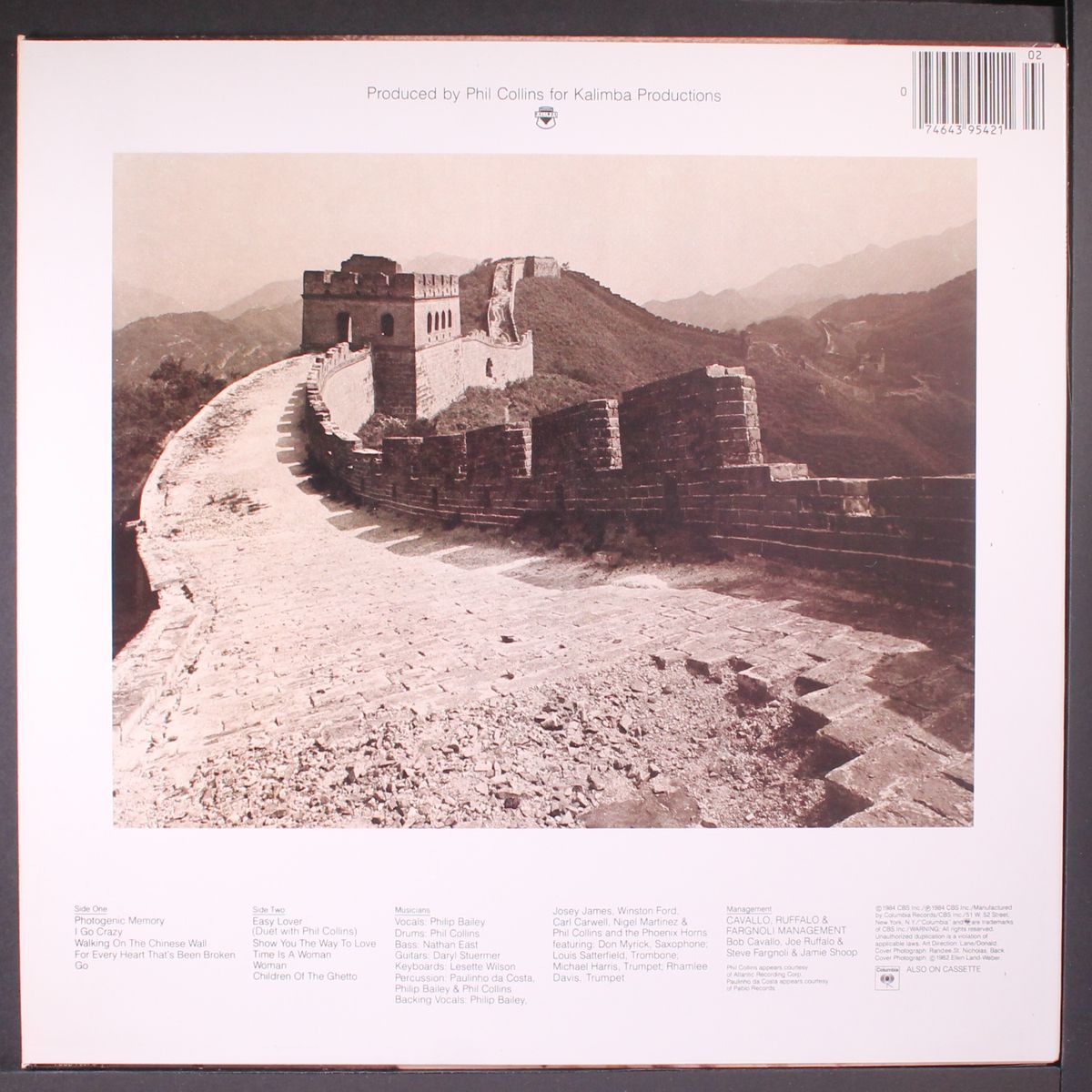 chinese wall by PHILIP BAILEY