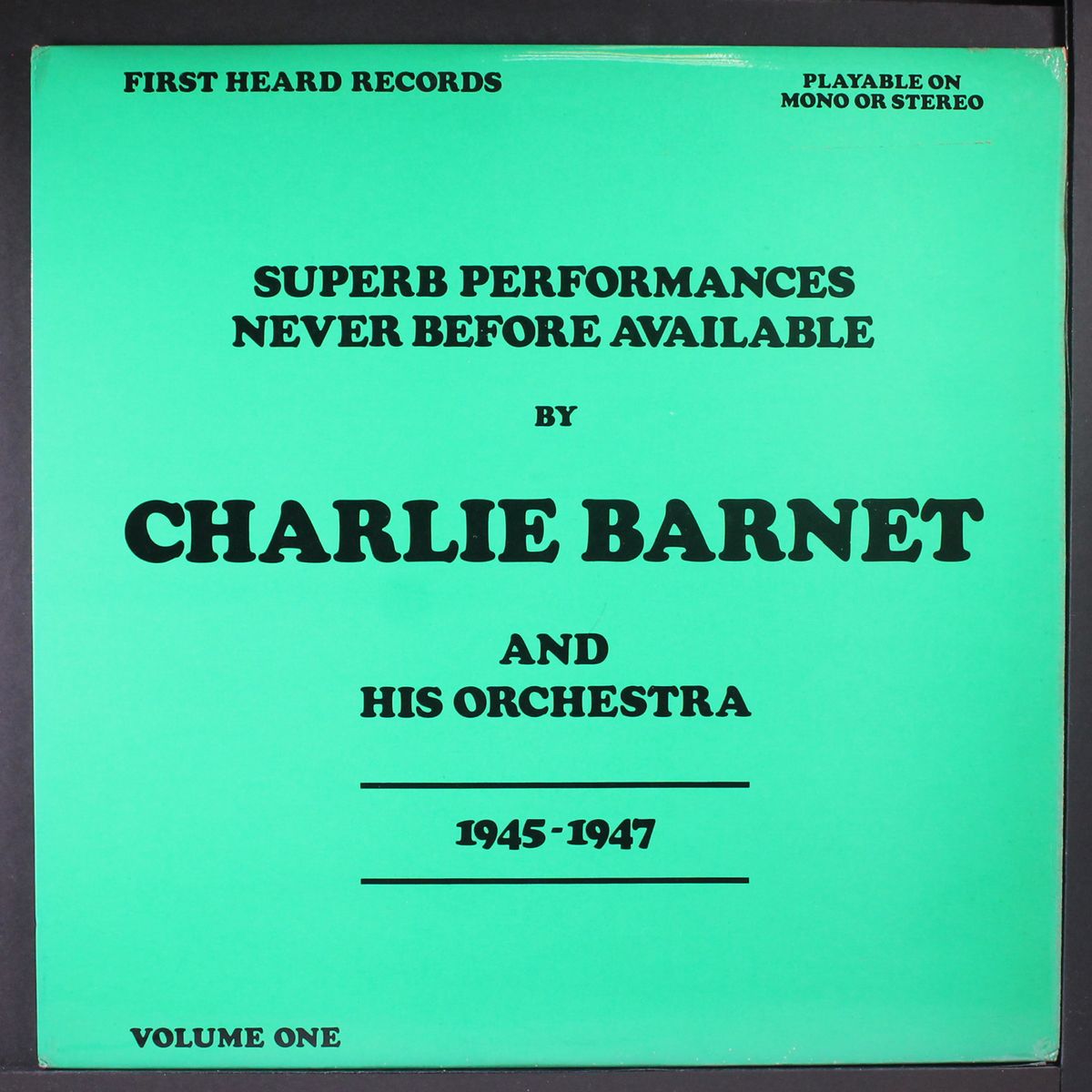 superb performances 1945-1947 vol .1 by CHARLIE BARNET