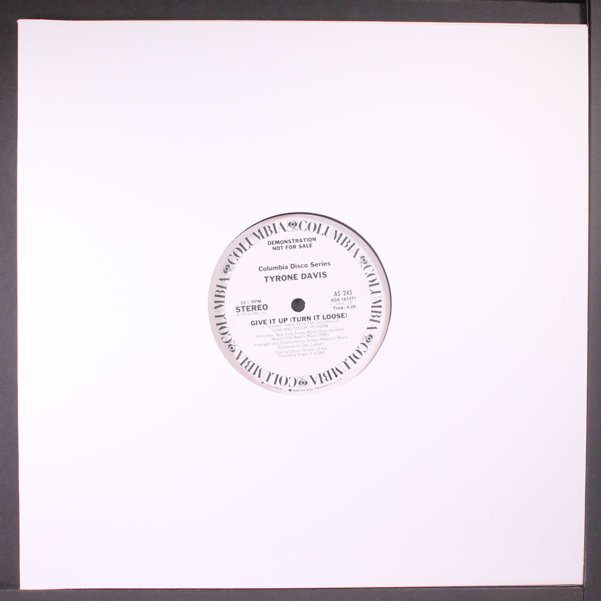 give it up / mono by TYRONE DAVIS