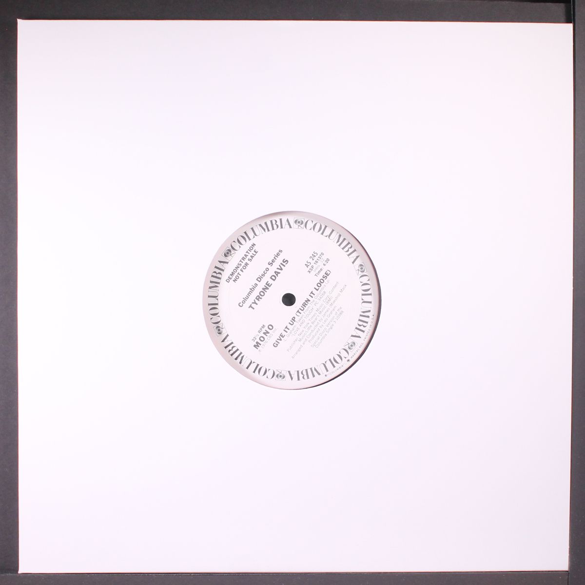 give it up / mono by TYRONE DAVIS