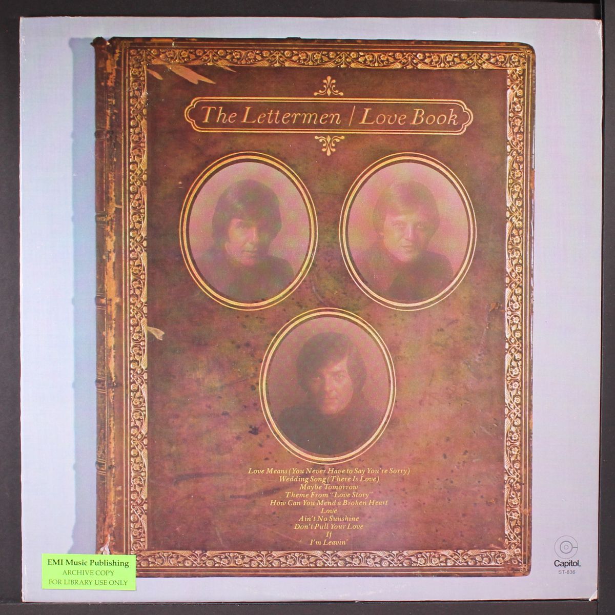 love book by LETTERMEN
