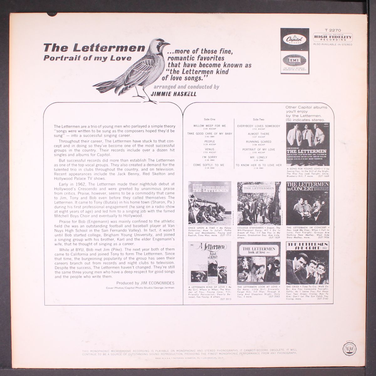portrait of my love by LETTERMEN