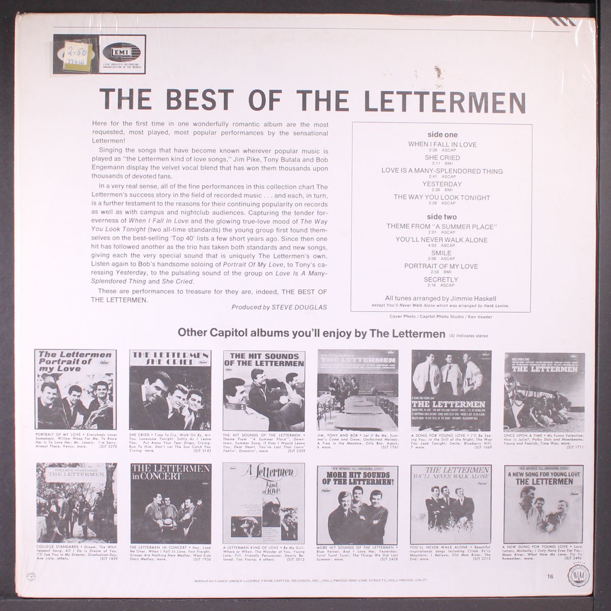 best of by LETTERMEN