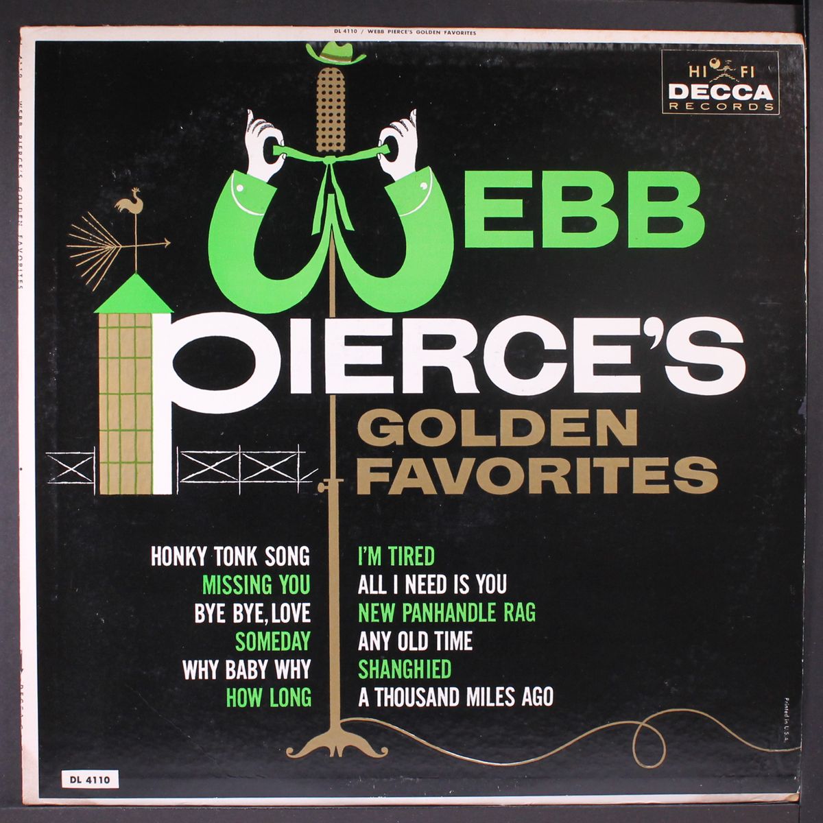 golden favorites by WEBB PIERCE
