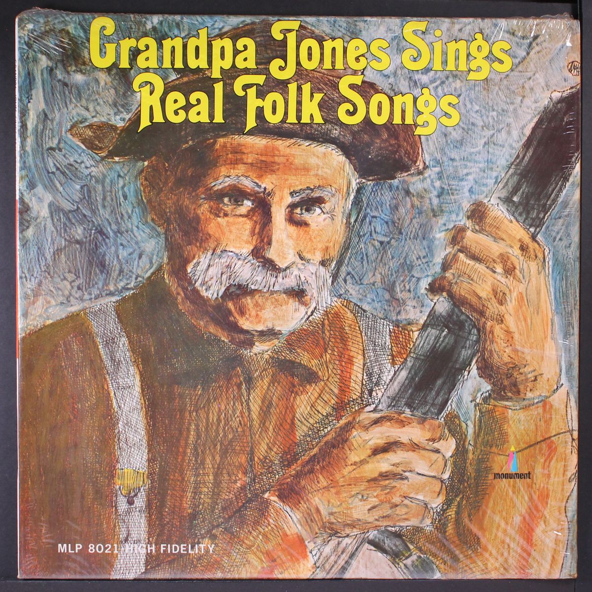 sings real folk songs by GRANDPA JONES