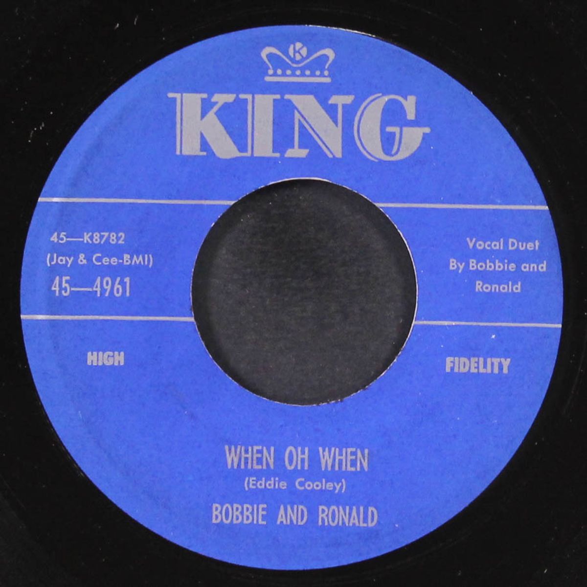you're mine oh mine / when oh when by BOBBIE & RONALD