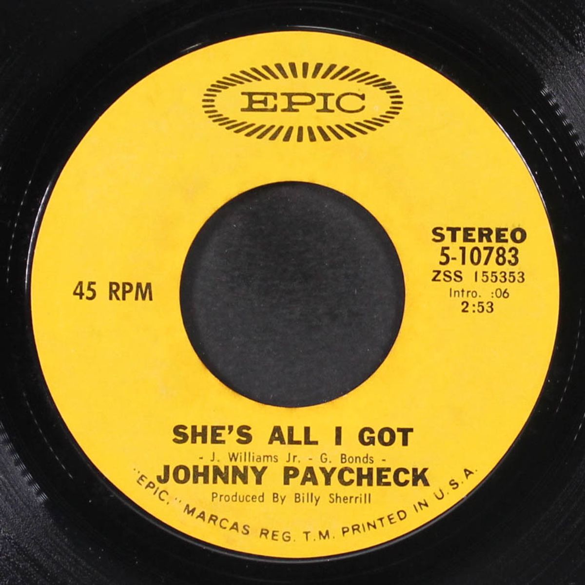 she's all i got by JOHNNY PAYCHECK