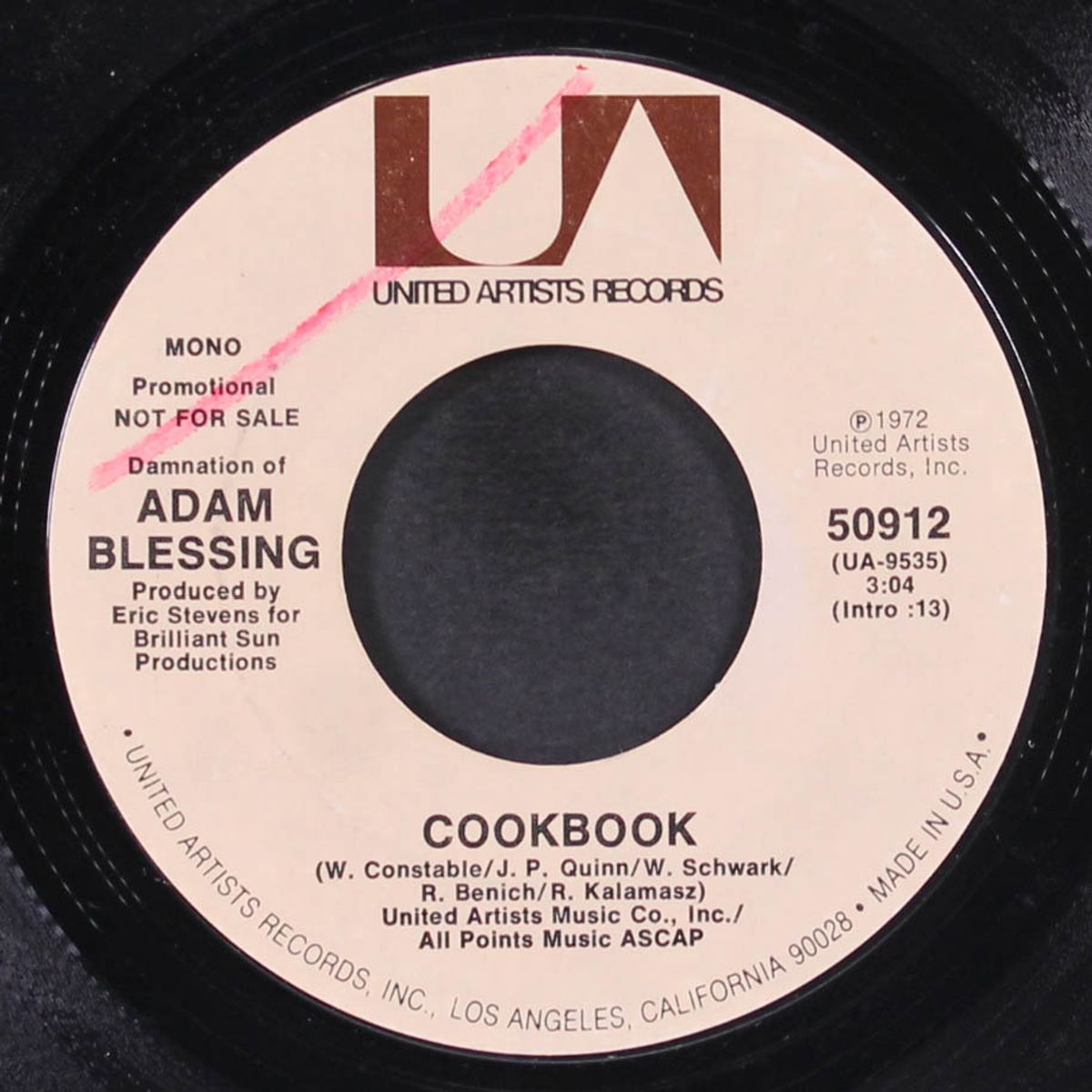cookbook / mono by DAMNATION OF ADAM BLESSING