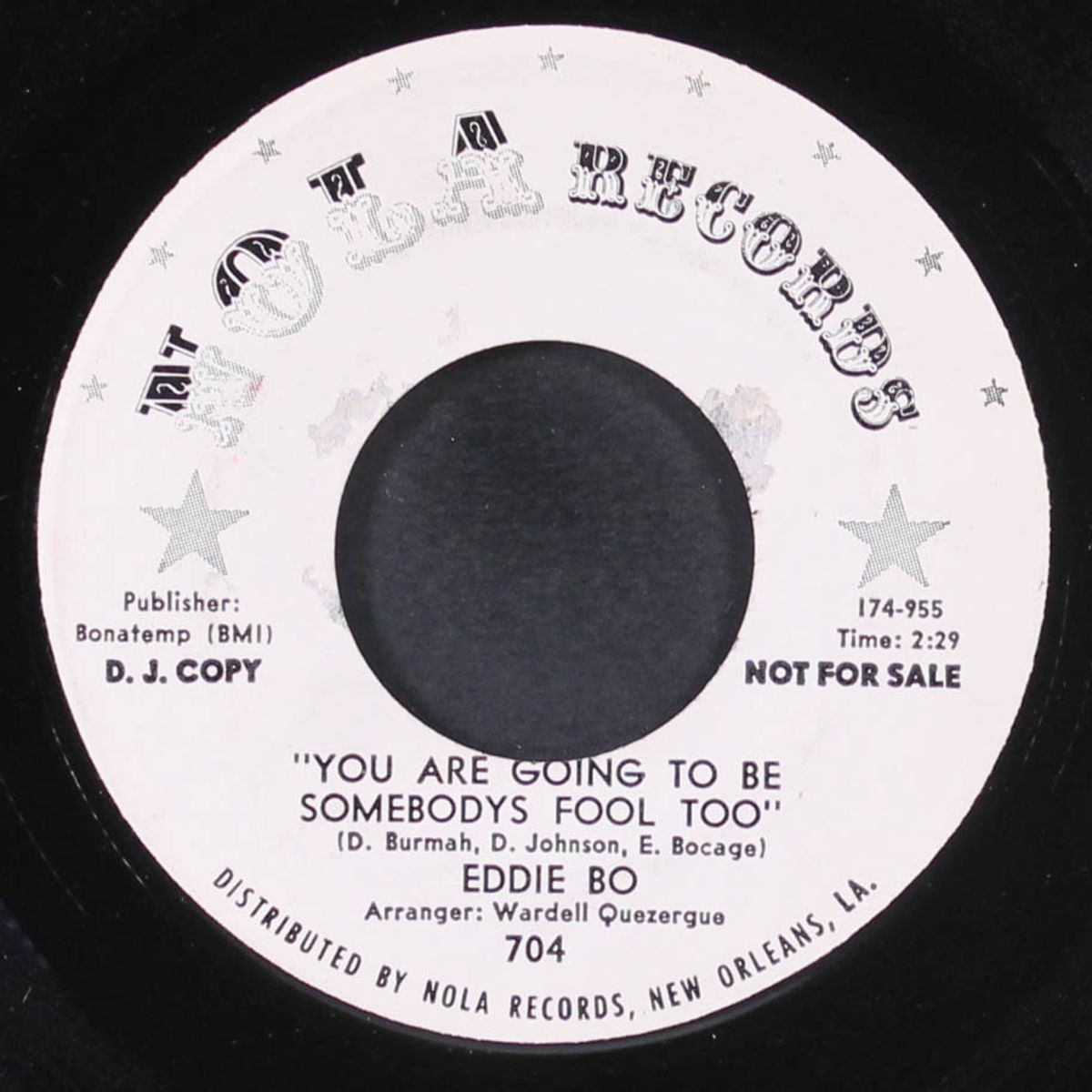 you are going to be somebodys fool too / a heap see by EDDIE BO