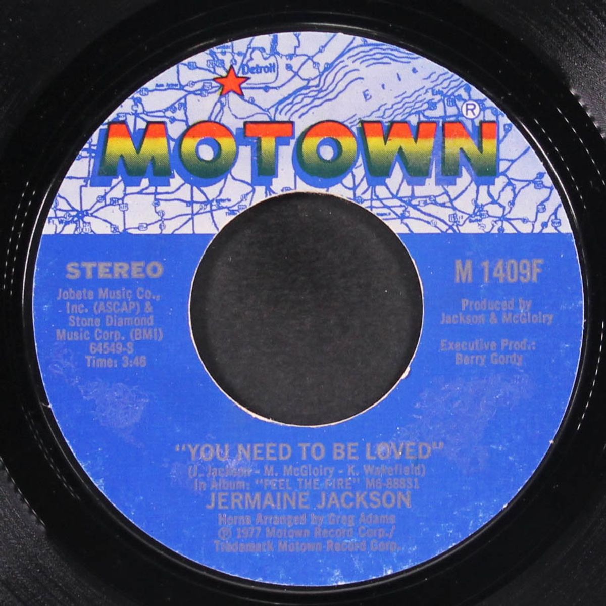you need to be loved / my touch of madness by JERMAINE JACKSON