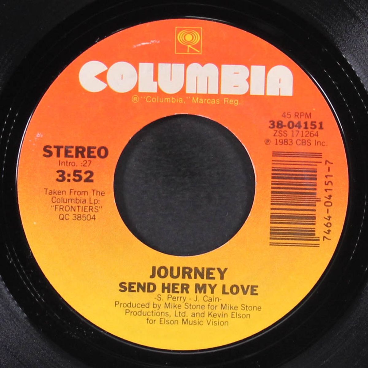 chain reaction / send her my love by JOURNEY