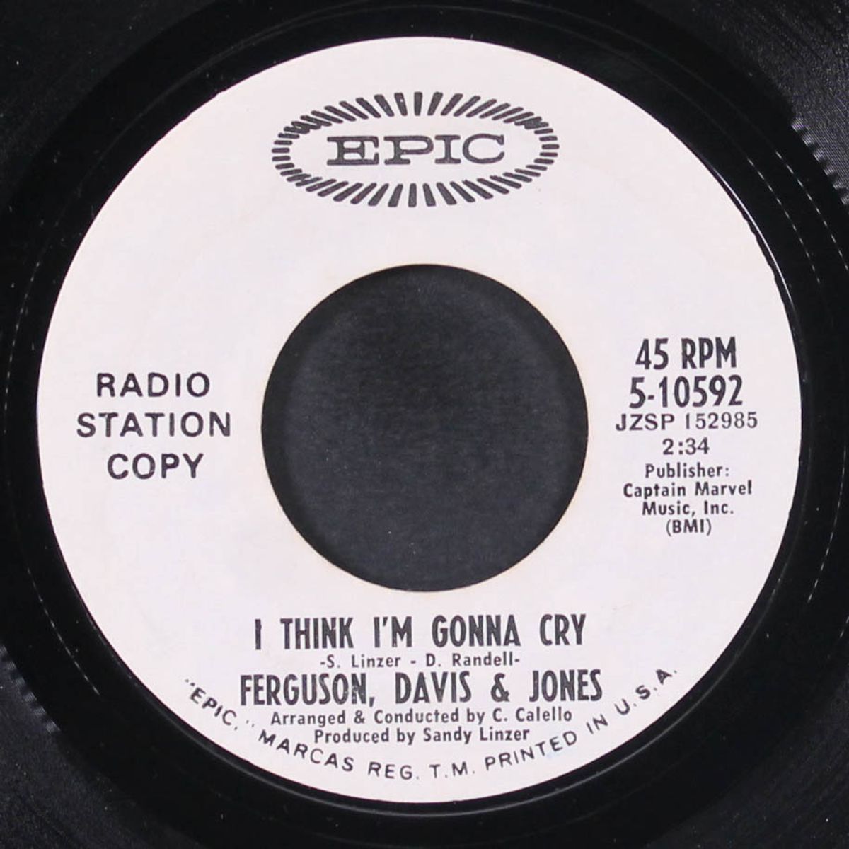 i think i'm gonna cry / same by FERGUSON, DAVIS & JONES