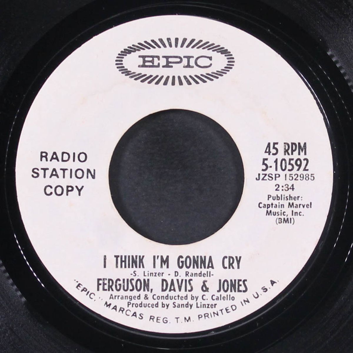 i think i'm gonna cry / same by FERGUSON, DAVIS & JONES