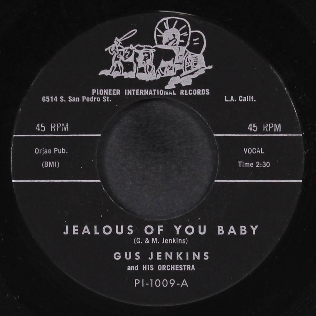 jealous of you baby / off the road by GUS JENKINS