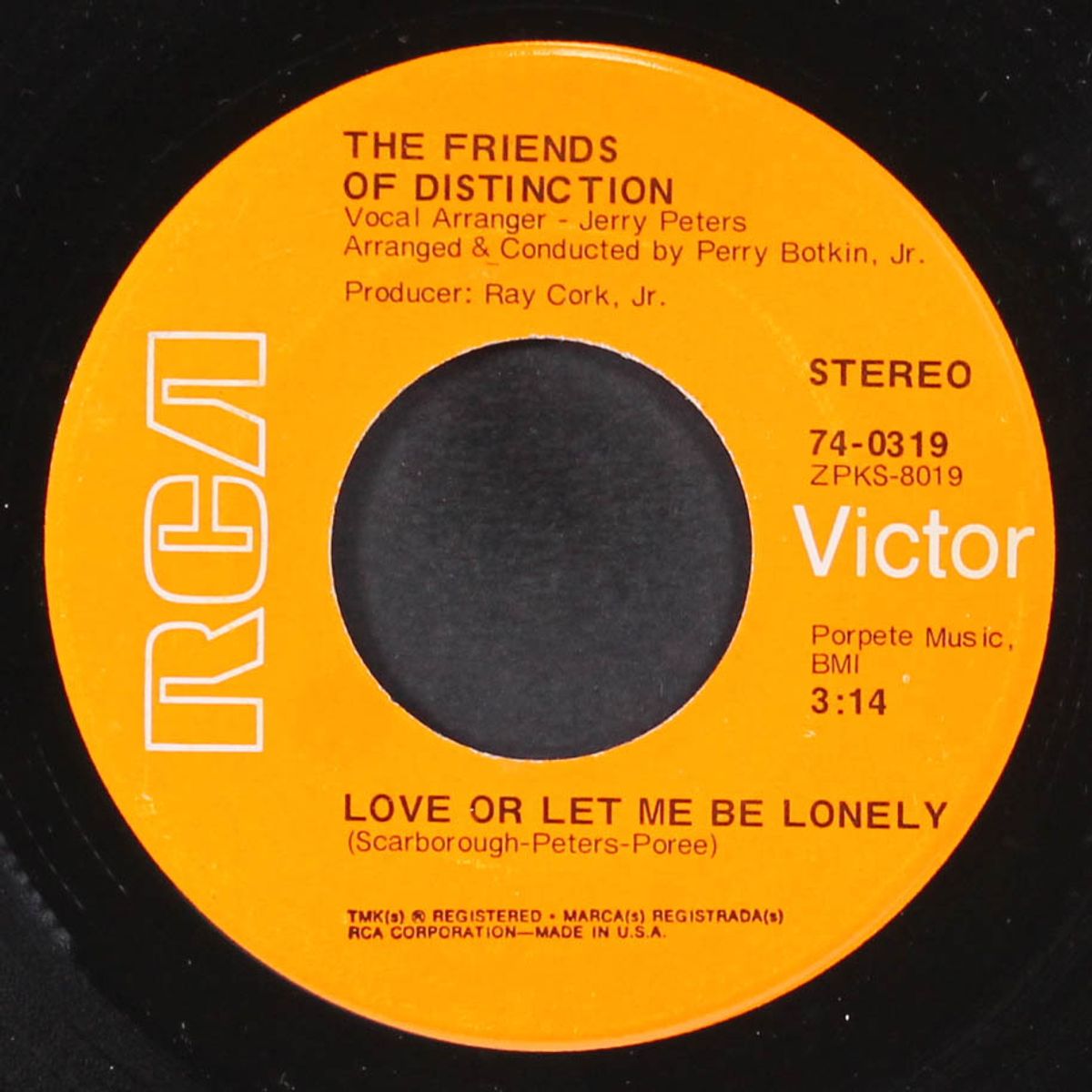 love or let me be lonely / this generation by FRIENDS OF DISTINCTION