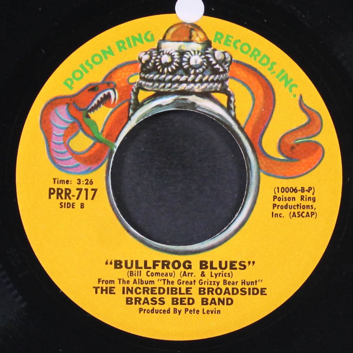 little dead surfer girl / bullfrog blues by INCREDIBLE BROADSIDE BRASS BED BAND