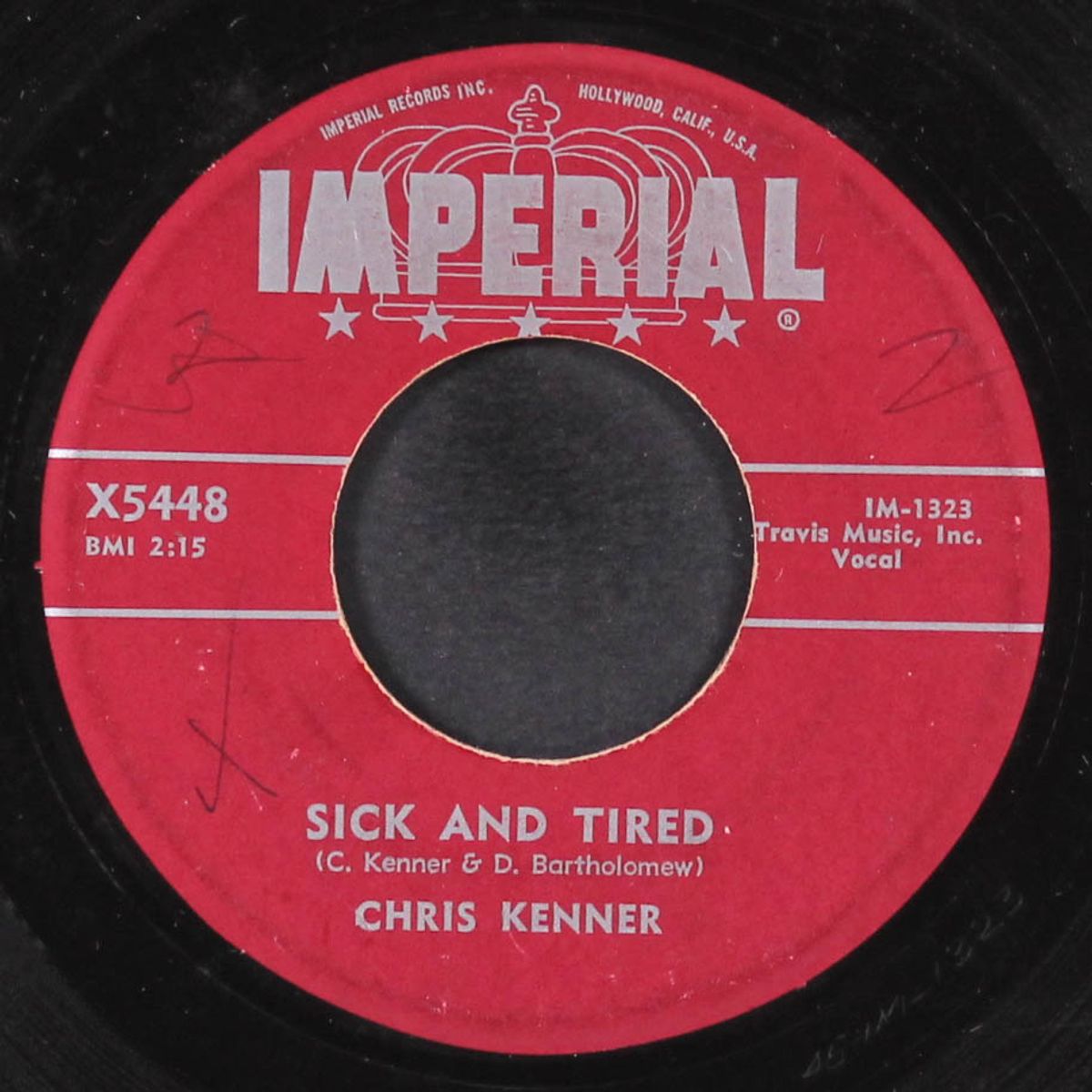 sick and tired / nothing will keep me from you by CHRIS KENNER