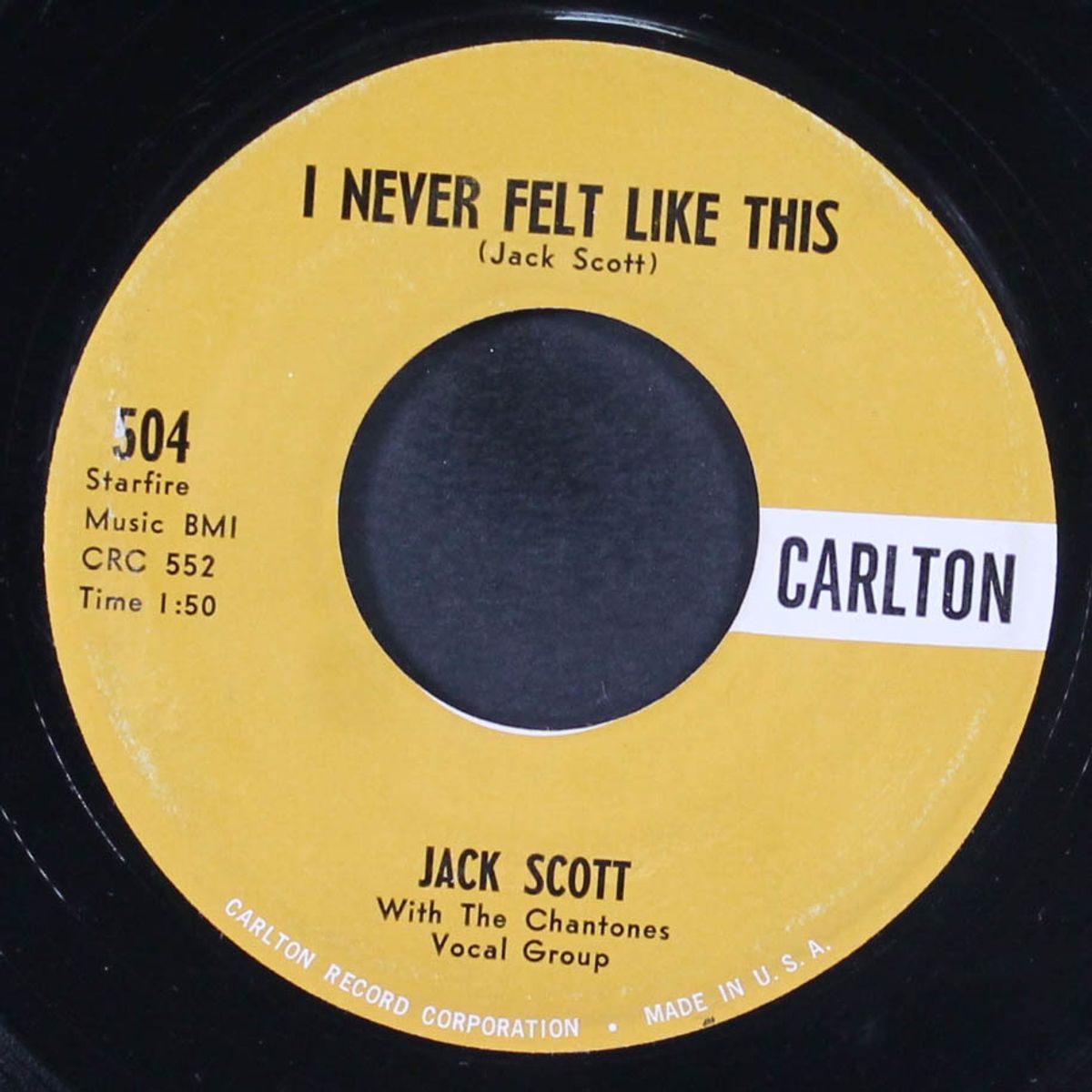 i never felt like this / bella by JACK SCOTT