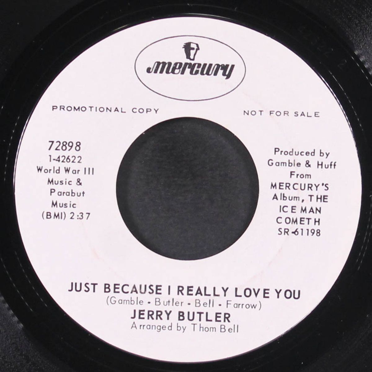 only the strong survive / just because i really love you by JERRY BUTLER