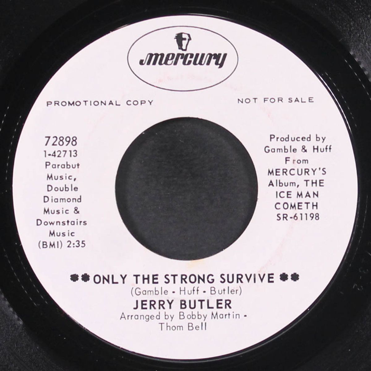 only the strong survive / just because i really love you by JERRY BUTLER