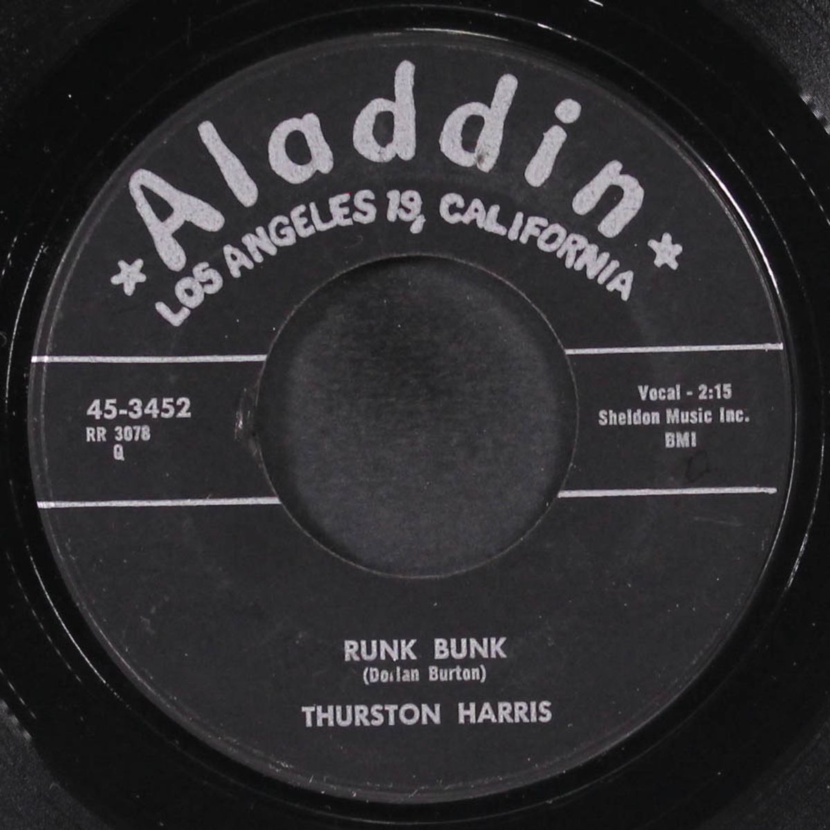runk bunk / bless your heart by THURSTON HARRIS