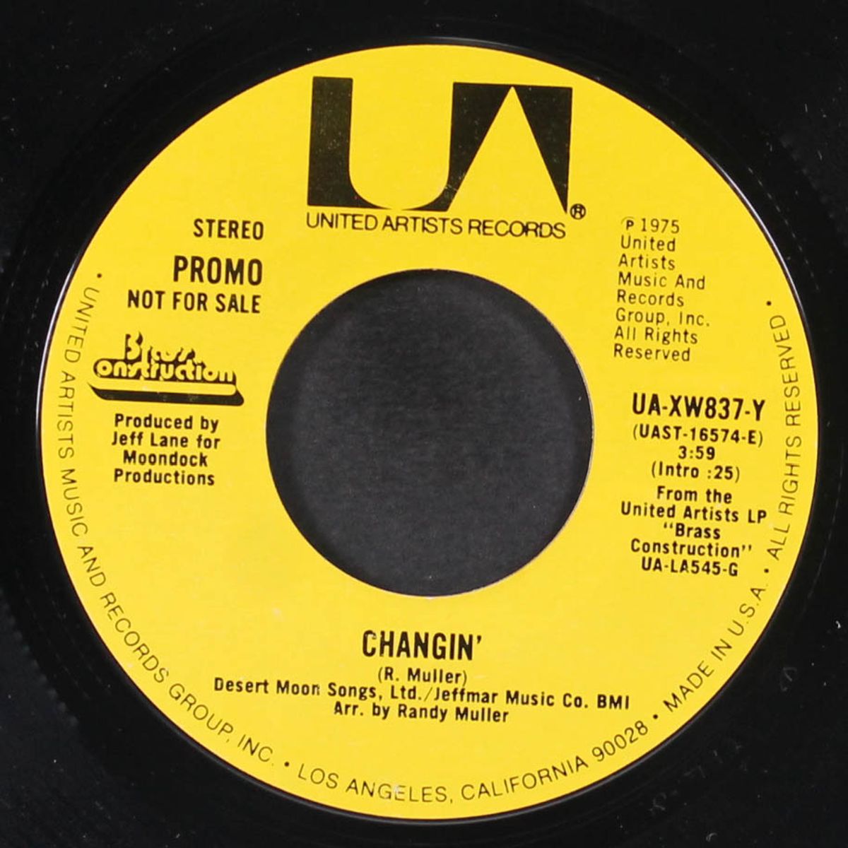 changin' / mono by BRASS CONSTRUCTION