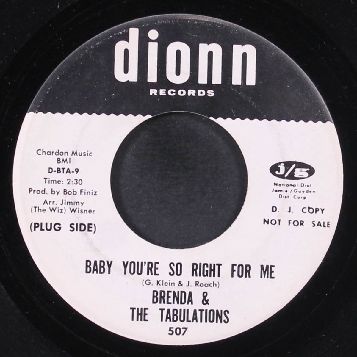 baby you're so right for me / to the one i love by BRENDA & TABULATIONS