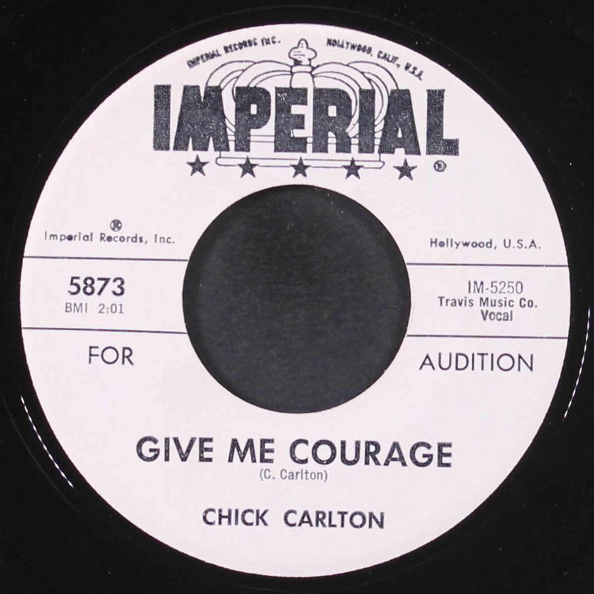 tomorrow never comes / give me courage by CHICK CARLTON & GROUP