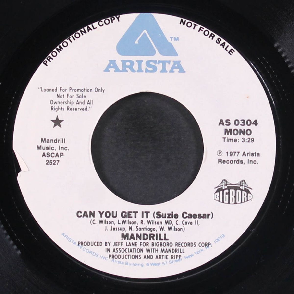 can you get it (suzie caesar) / mono by MANDRILL
