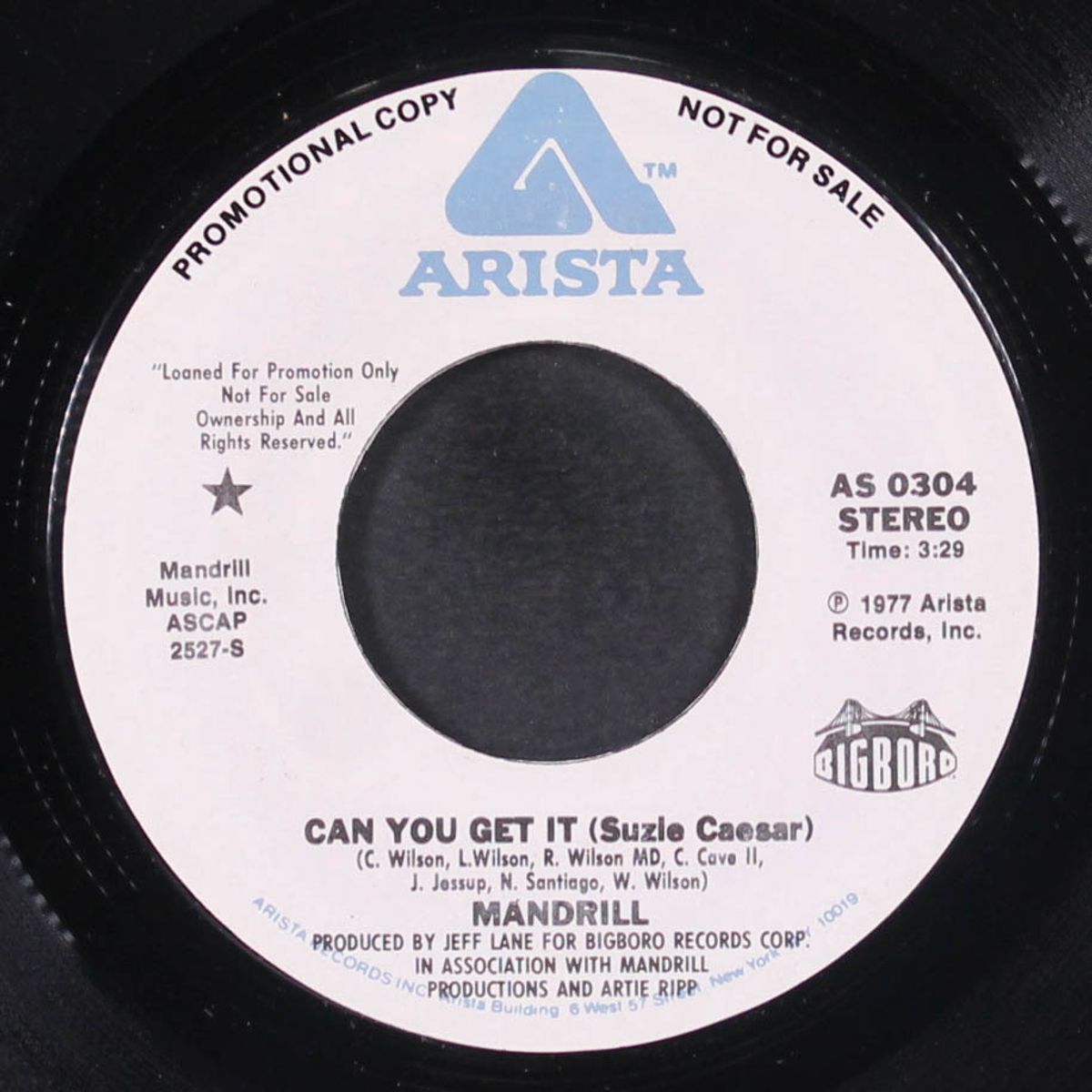 can you get it (suzie caesar) / mono by MANDRILL