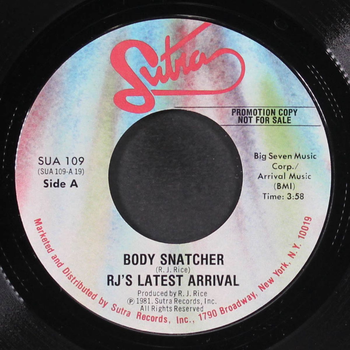 body snatcher / same by R.J.'S LATEST ARRIVAL