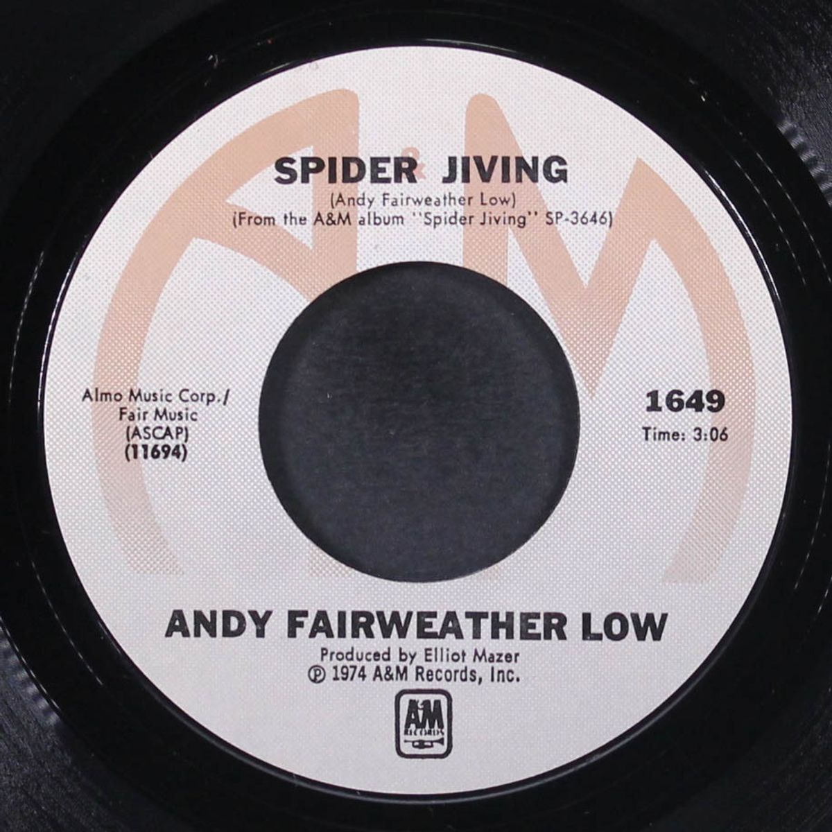 spider jiving / the light is within by ANDY FAIRWEATHER LOW