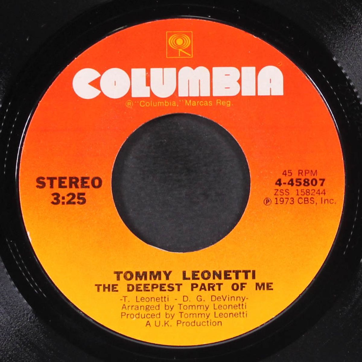 the deepest part of me by TOMMY LEONETTI