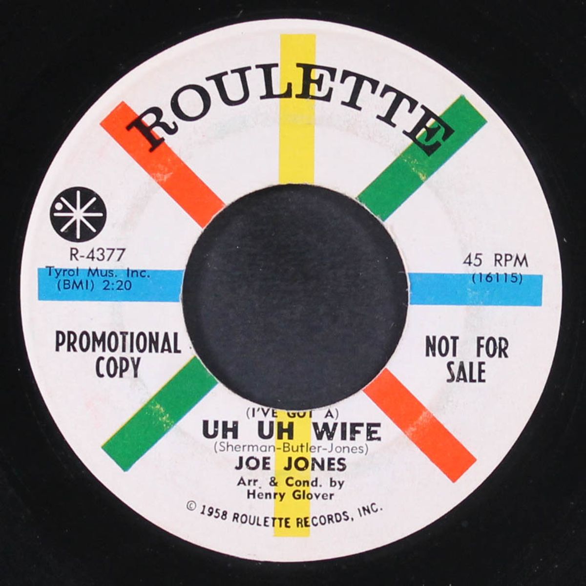 the big mule / uh uh wife by JOE JONES