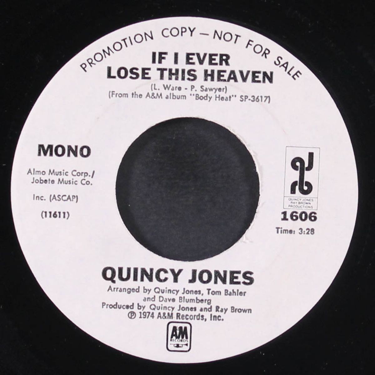 if i ever lose this heaven / mono by QUINCY JONES