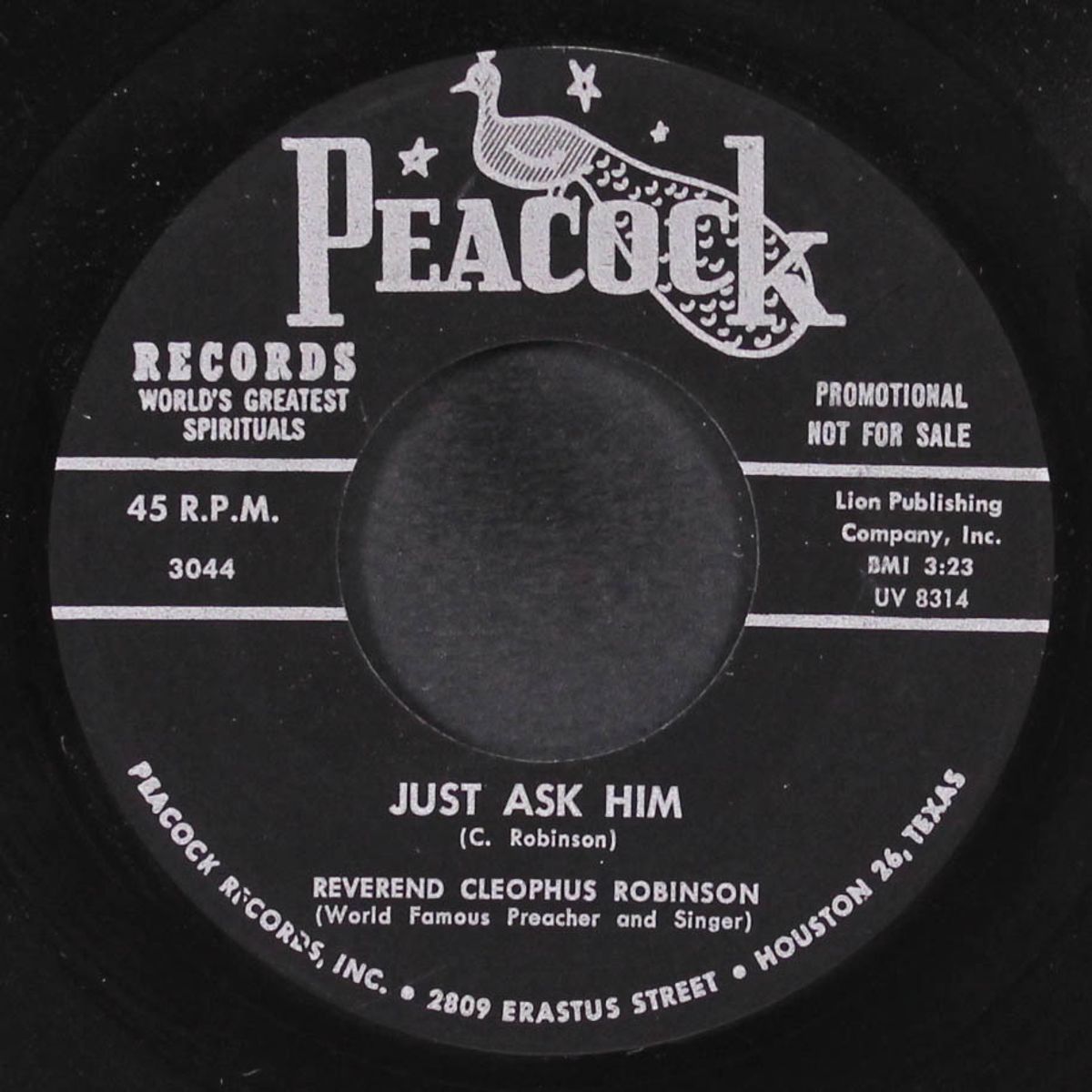 just ask him by REV. CLEOPHUS ROBINSON