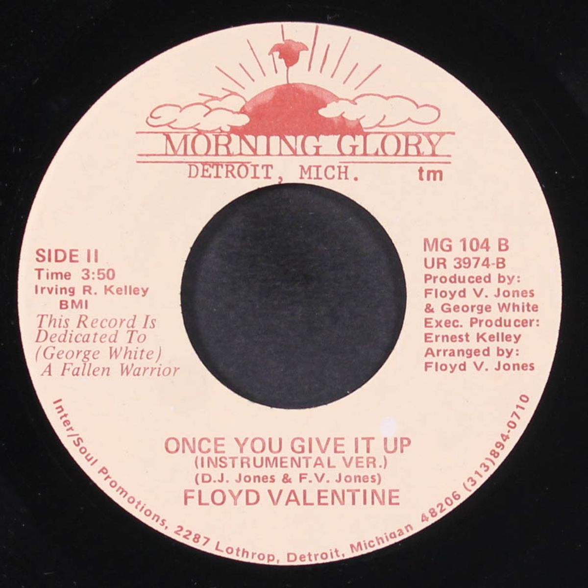 once you give it up / stepping in time by FLOYD VALENTINE