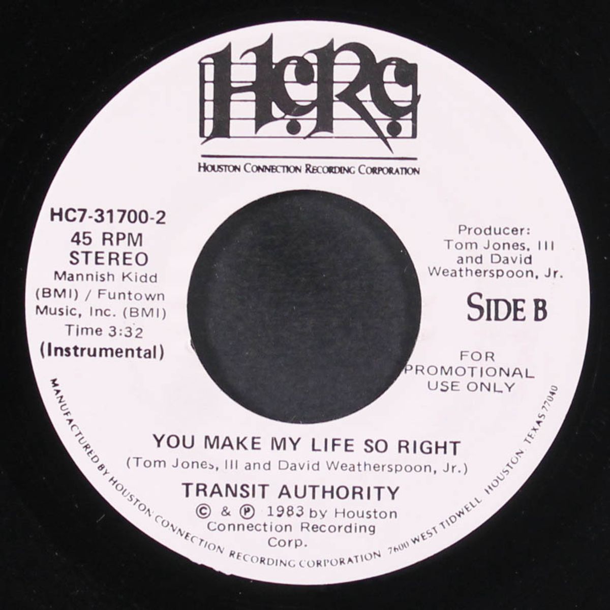 you make my life so right by TRANSIT AUTHORITY