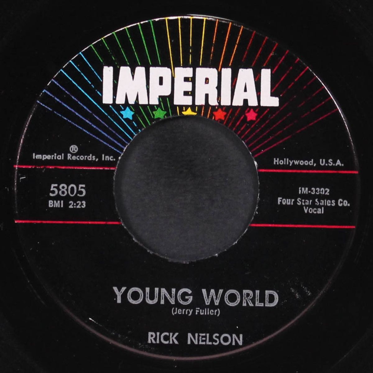 summertime / young world by RICK NELSON
